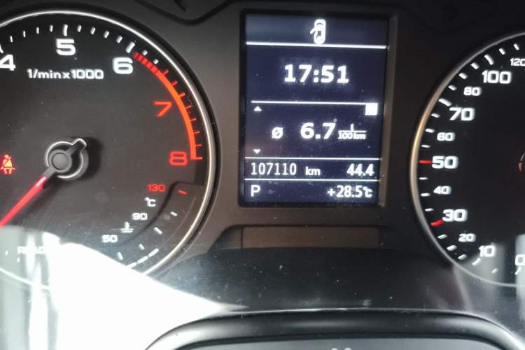 Used Audi A3 2017 Sportback 35 TFSI Fashion Model Odometer Close Up