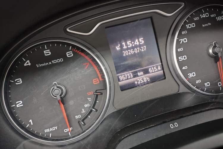 Used Audi A3 2017 Cabriolet 40 TFSI Odometer Close Up