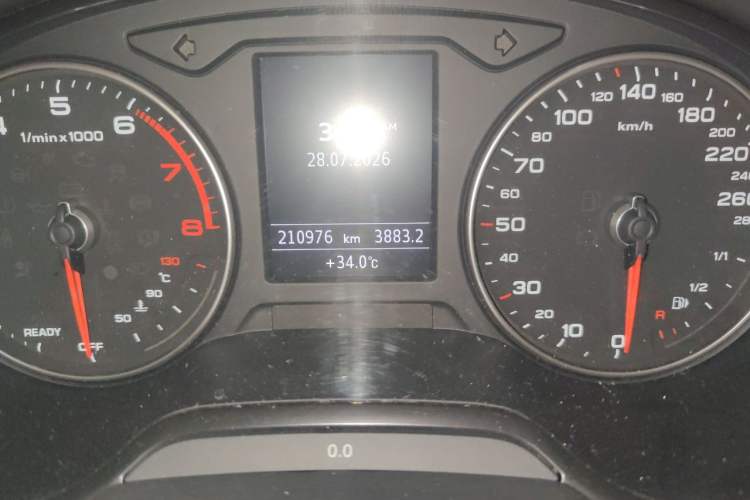 Used Audi A3 2017 Limousine 35 TFSI Ambition Edition Odometer Close Up