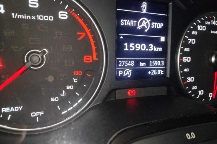Used Audi A3 2017 Sportback 35 TFSI Sport Edition Odometer Close Up