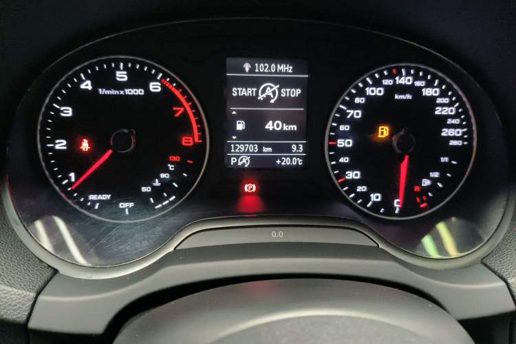 Used Audi A3 2017 Sportback 35 TFSI Fashion Model Odometer Close Up
