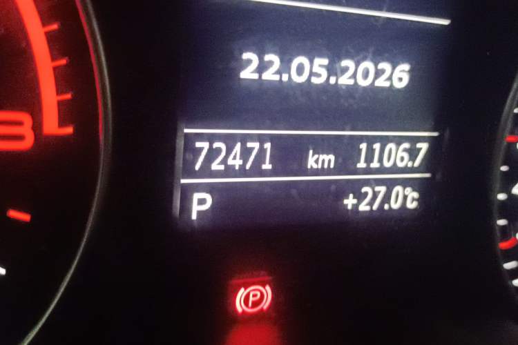 Used Audi A3 2017 Sportback 35 TFSI Ambition Edition Odometer Close Up