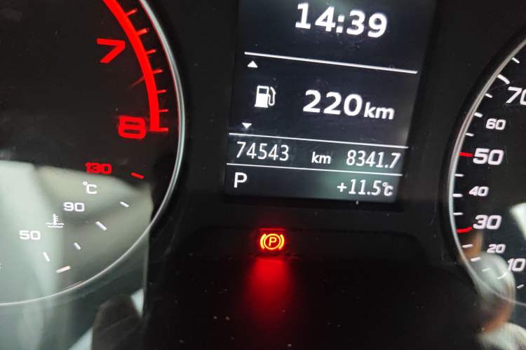 Used Audi A3 2017 Sportback 35 TFSI Ambition Edition Odometer Close Up