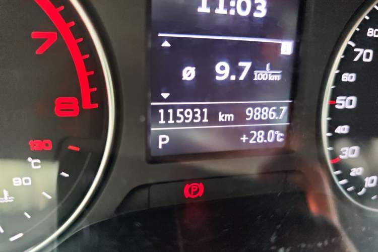 Used Audi A3 2018 30th Anniversary Edition Limousine 35 TFSI Style Model Odometer Close Up