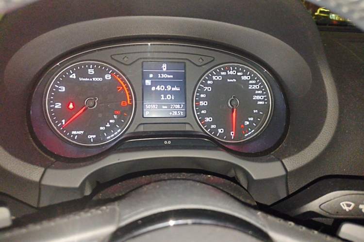 Used Audi A3 2018 30th Anniversary Edition Sportback 35 TFSI Sport Model Odometer Close Up