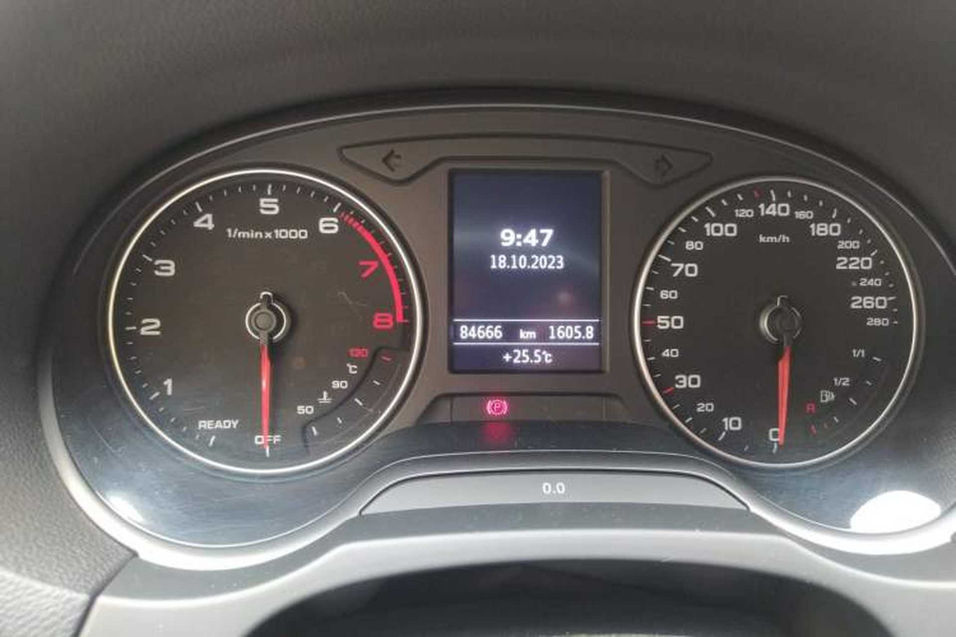 Used Audi A3 2018 30th Anniversary Edition Limousine 35 TFSI Ambition Model Odometer Close Up