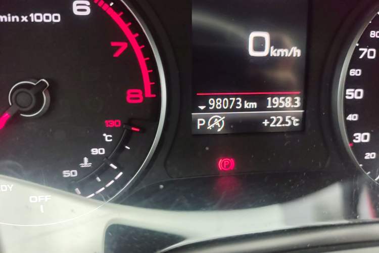 Used Audi A3 2018 30th Anniversary Edition Sportback 40 TFSI Sport Model Odometer Close Up