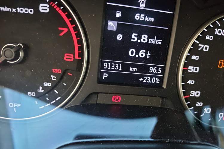 Used Audi A3 2018 30th Anniversary Edition Sportback 35 TFSI Fashion Model Odometer Close Up