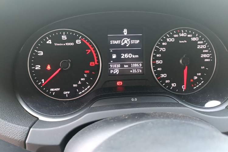Used Audi A3 2018 30th Anniversary Edition Sportback 35 TFSI Sport Model Odometer Close Up