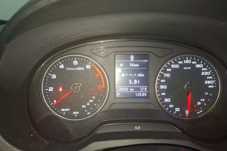 Used Audi A3 2018 30th Anniversary Edition Limousine 35 TFSI Sport Model Odometer Close Up
