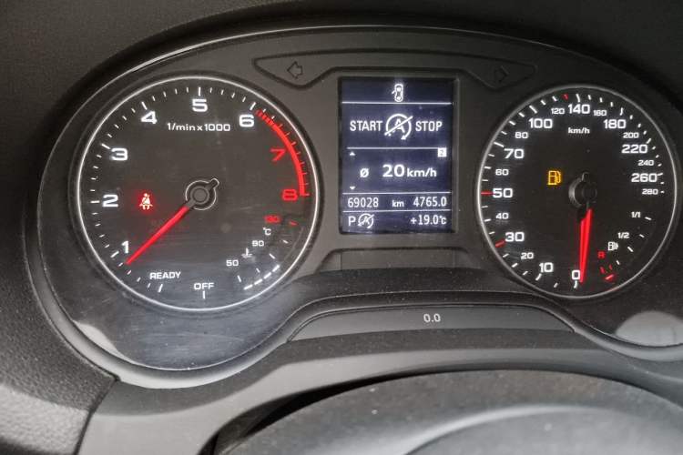 Used Audi A3 2018 30th Anniversary Edition Limousine 35 TFSI Sport Model Odometer Close Up