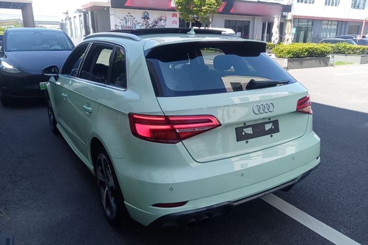 Used Audi A3 2018 30th Anniversary Edition Sportback 35 TFSI Sport Model Rear Left 45 Deg