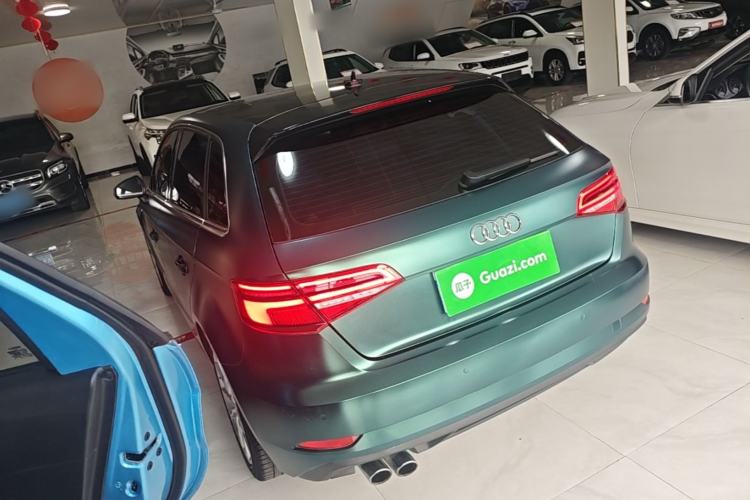 Used Audi A3 2018 30th Anniversary Edition Sportback 35 TFSI Ambition Model Rear Left 45 Deg