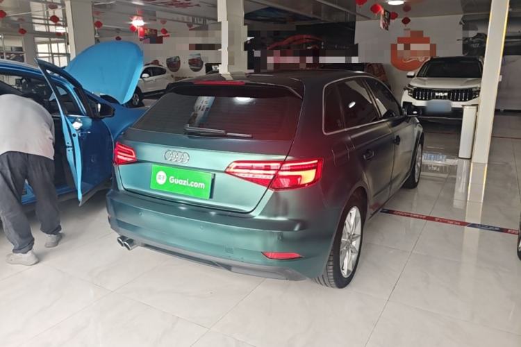 Used Audi A3 2018 30th Anniversary Edition Sportback 35 TFSI Ambition Model Rear Right 45 Deg