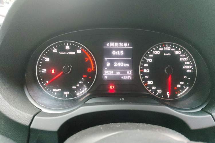 Used Audi A3 2018 30th Anniversary Edition Sportback 40 TFSI Sport Model Odometer Close Up