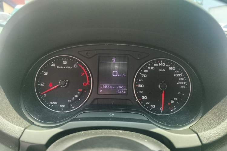Used Audi A3 2018 30th Anniversary Edition Limousine 35 TFSI Style Model Odometer Close Up