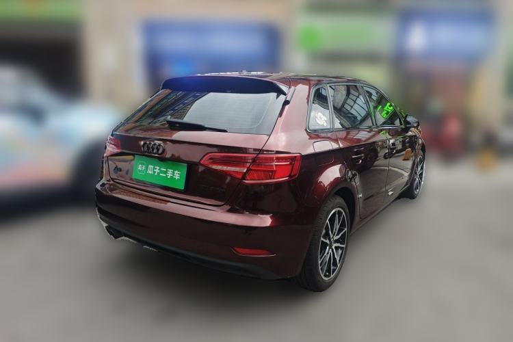 Used Audi A3 2018 30th Anniversary Edition Sportback 35 TFSI Ambition Model Rear Right 45 Deg