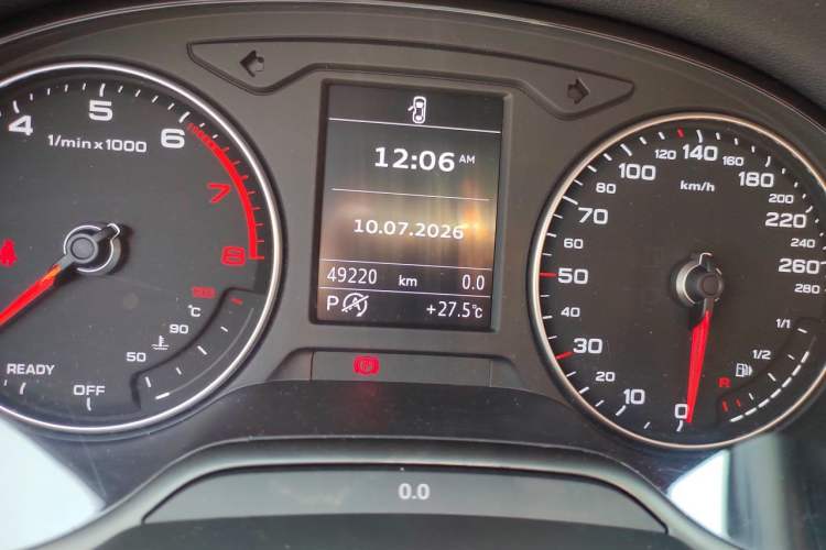 Used Audi A3 2018 30th Anniversary Edition Limousine 35 TFSI Style Model Odometer Close Up