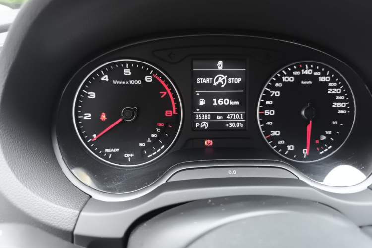 Used Audi A3 2018 30th Anniversary Edition Sportback 35 TFSI Sport Model Odometer Close Up