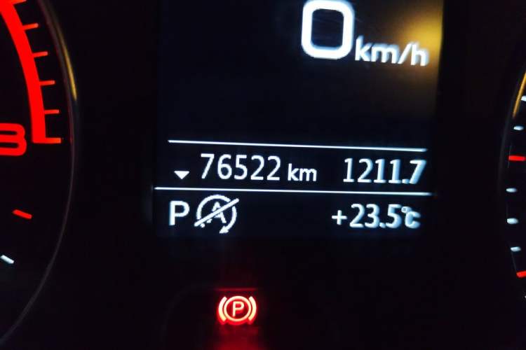 Used Audi A3 2018 30th Anniversary Edition Limousine 35 TFSI Ambition Model Odometer Close Up