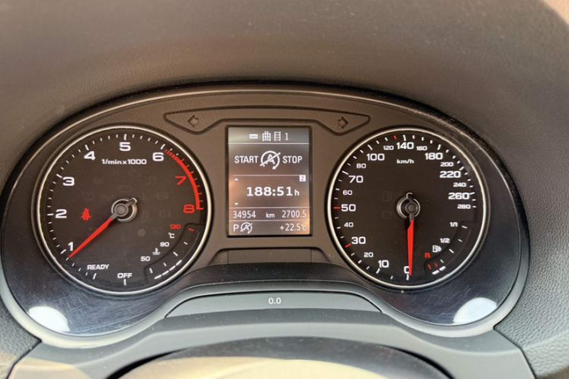 Used Audi A3 2018 30th Anniversary Edition Limousine 35 TFSI Sport Model Odometer Close Up