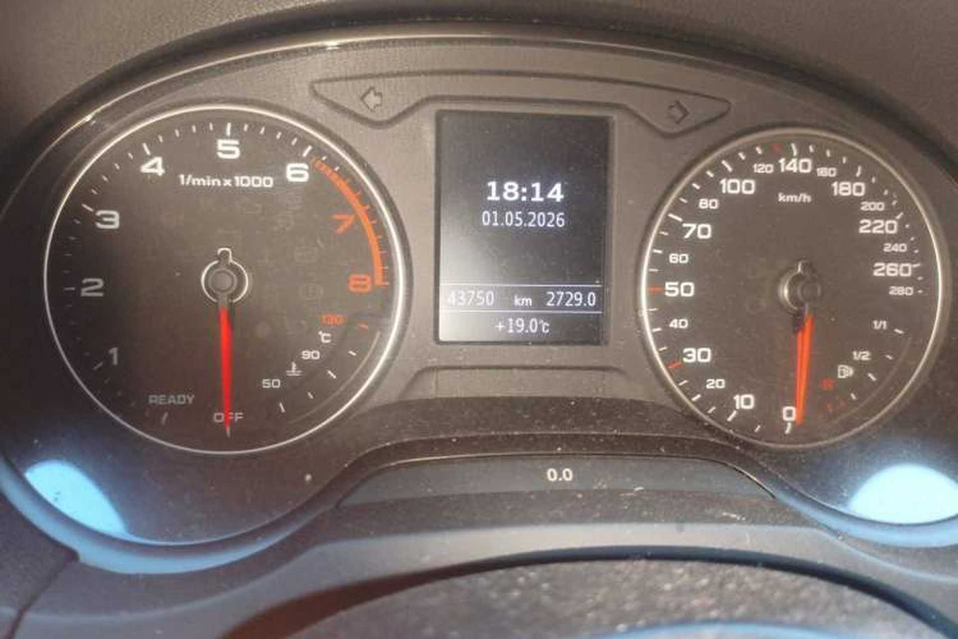 Used Audi A3 2018 30th Anniversary Edition Limousine 35 TFSI Ambition Model Odometer Close Up