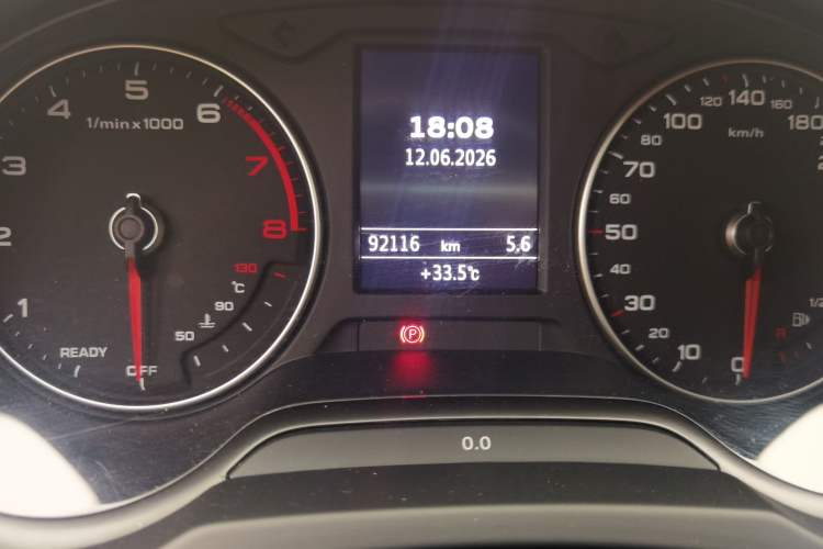 Used Audi A3 2018 30th Anniversary Edition Sportback 35 TFSI Ambition Model Odometer Close Up