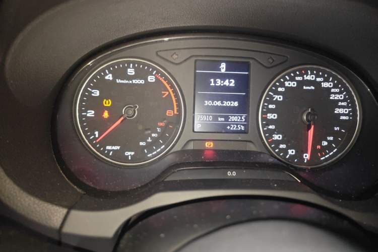 Used Audi A3 2018 30th Anniversary Edition Limousine 35 TFSI Sport Model Odometer Close Up