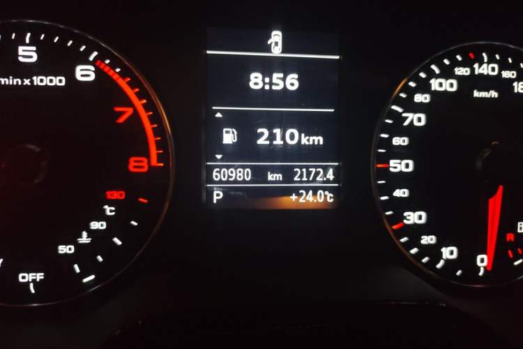 Used Audi A3 2018 30th Anniversary Edition Limousine 35 TFSI Fashion Model Odometer Close Up
