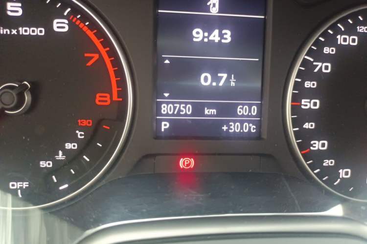 Used Audi A3 2018 30th Anniversary Edition Sportback 35 TFSI Fashion Model Odometer Close Up