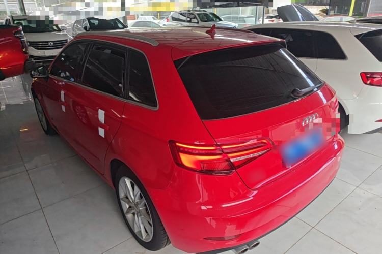 Used Audi A3 2018 30th Anniversary Edition Sportback 35 TFSI Ambition Model Rear Left 45 Deg