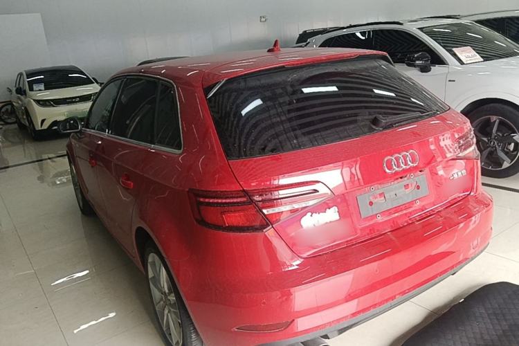 Used Audi A3 2018 30th Anniversary Edition Sportback 35 TFSI Ambition Model Rear Left 45 Deg
