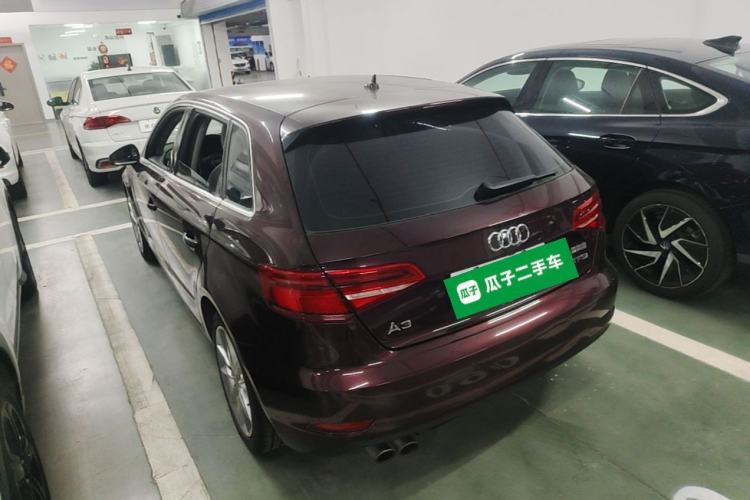 Used Audi A3 2018 30th Anniversary Edition Sportback 35 TFSI Ambition Model Rear Left 45 Deg