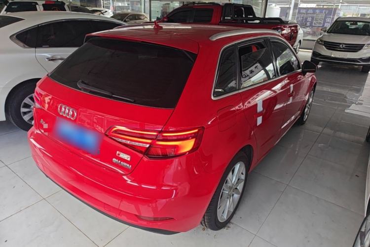 Used Audi A3 2018 30th Anniversary Edition Sportback 35 TFSI Ambition Model Rear Right 45 Deg