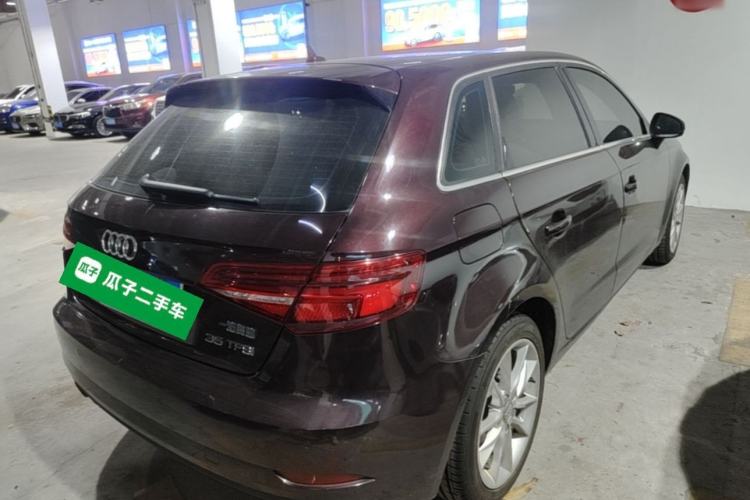 Used Audi A3 2018 30th Anniversary Edition Sportback 35 TFSI Ambition Model Rear Right 45 Deg