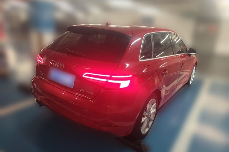 Used Audi A3 2018 30th Anniversary Edition Sportback 35 TFSI Ambition Model Rear Right 45 Deg