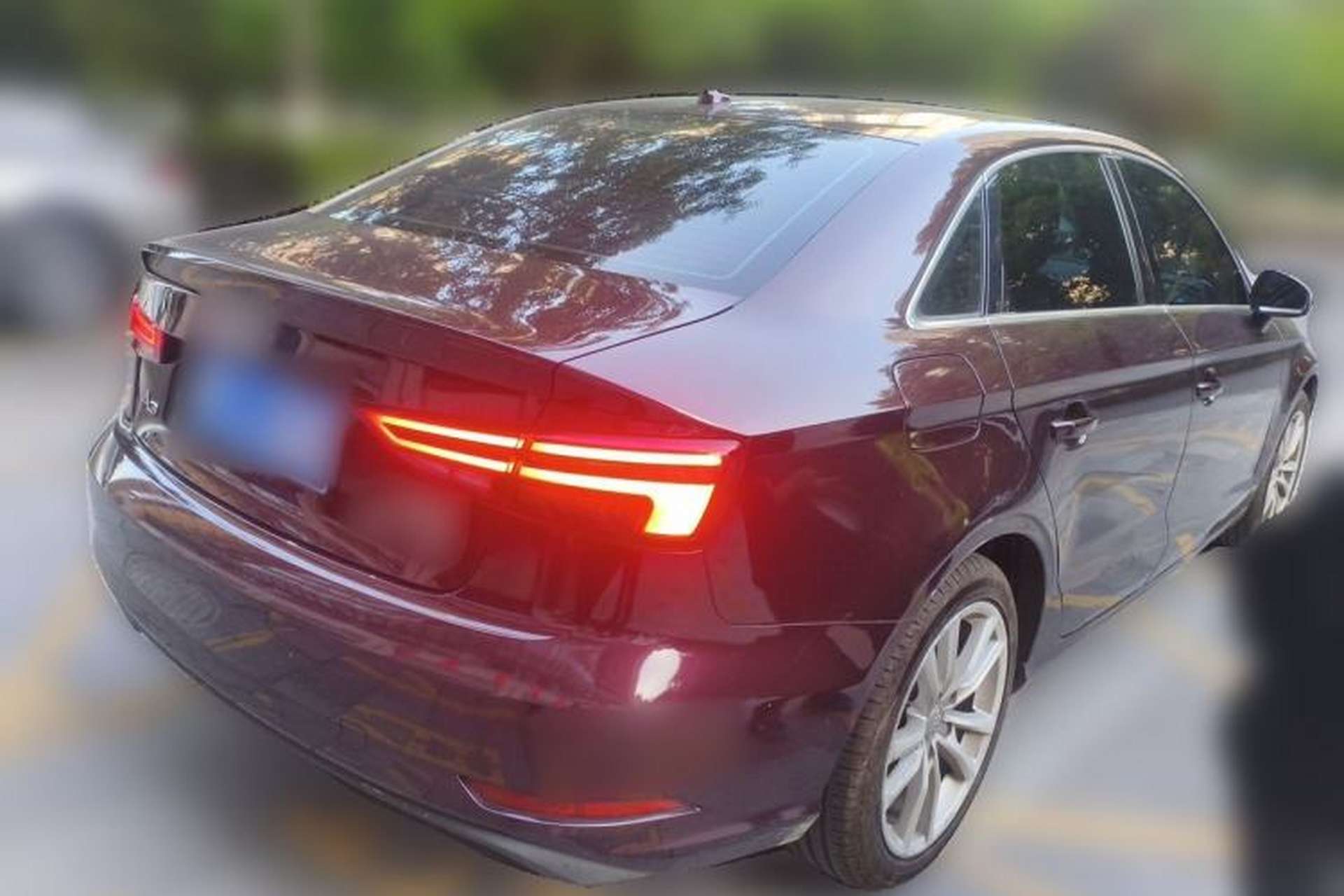 Used Audi A3 2018 30th Anniversary Edition Limousine 35 TFSI Ambition Model Rear Right 45 Deg