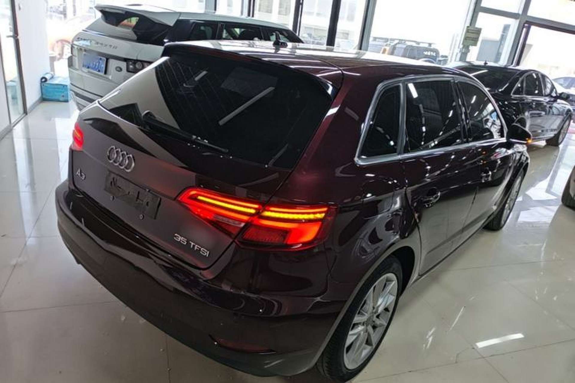 Used Audi A3 2018 30th Anniversary Edition Sportback 35 TFSI Ambition Model Rear Right 45 Deg