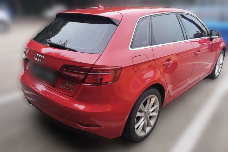 Used Audi A3 2018 30th Anniversary Edition Sportback 35 TFSI Ambition Model Rear Right 45 Deg