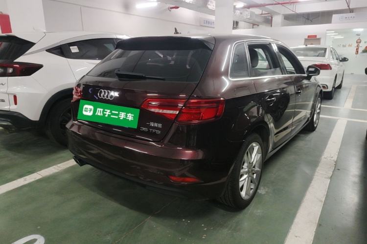 Used Audi A3 2018 30th Anniversary Edition Sportback 35 TFSI Ambition Model Rear Right 45 Deg