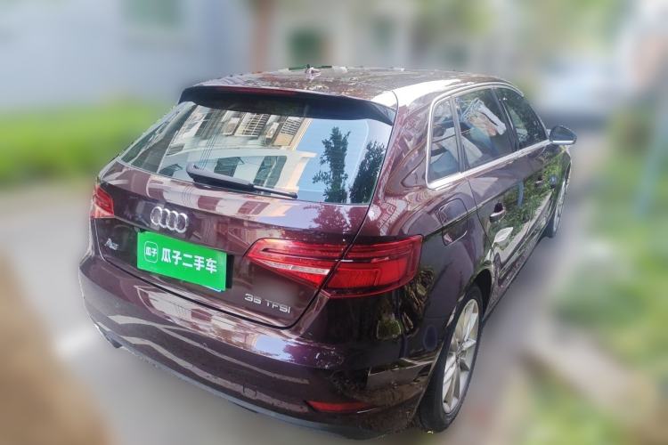 Used Audi A3 2018 30th Anniversary Edition Sportback 35 TFSI Ambition Model Rear Right 45 Deg