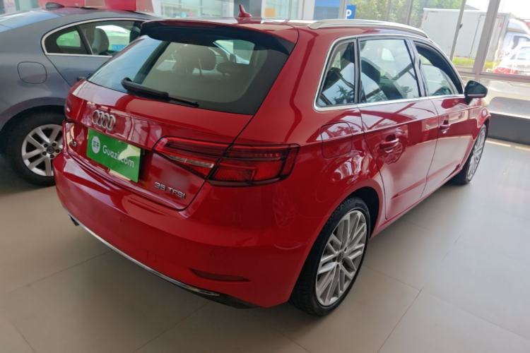 Used Audi A3 2018 30th Anniversary Edition Sportback 35 TFSI Style Model Rear Right 45 Deg
