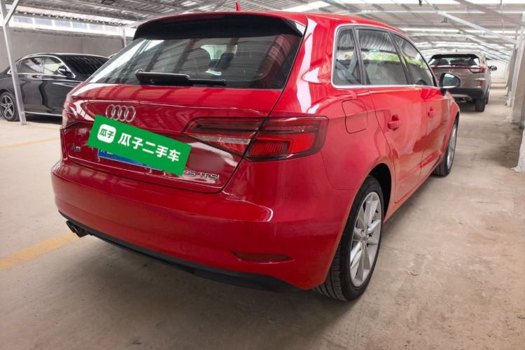 Used Audi A3 2018 30th Anniversary Edition Sportback 35 TFSI Ambition Model Rear Right 45 Deg