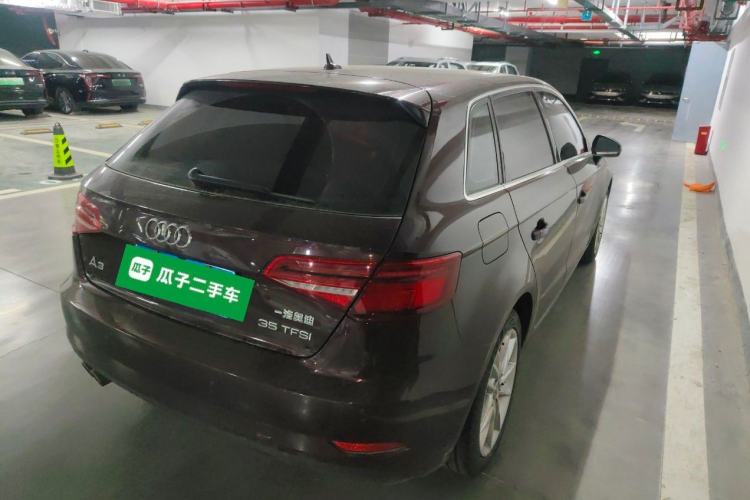 Used Audi A3 2018 30th Anniversary Edition Sportback 35 TFSI Ambition Model Rear Right 45 Deg