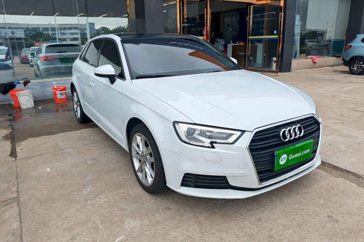 Used Audi A3 2018 30th Anniversary Edition Sportback 35 TFSI Ambition Model Front Right 45 Deg