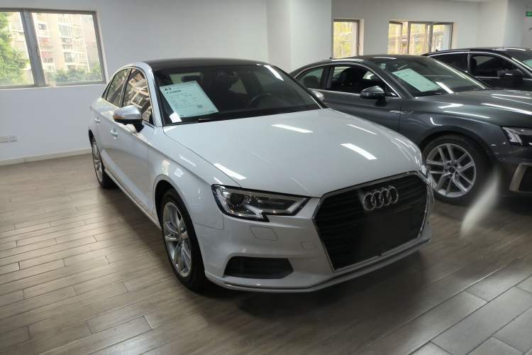 Used Audi A3 2018 30th Anniversary Edition Limousine 35 TFSI Ambition Model Front Right 45 Deg