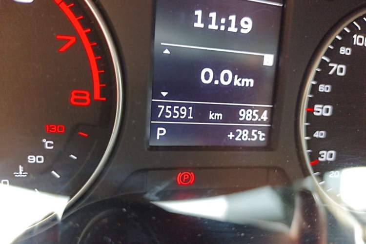 Used Audi A3 2018 30th Anniversary Edition Limousine 35 TFSI Fashion Model Odometer Close Up