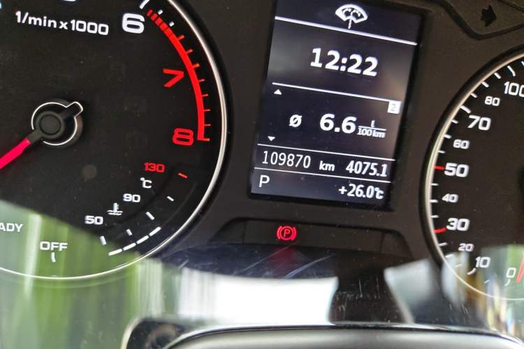 Used Audi A3 2018 30th Anniversary Edition Sportback 35 TFSI Fashion Model Odometer Close Up