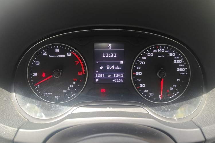Used Audi A3 2018 30th Anniversary Edition Sportback 35 TFSI Ambition Model Odometer Close Up