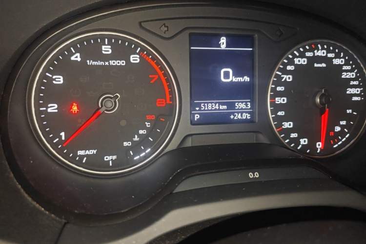 Used Audi A3 2018 30th Anniversary Edition Sportback 35 TFSI Fashion Model Odometer Close Up
